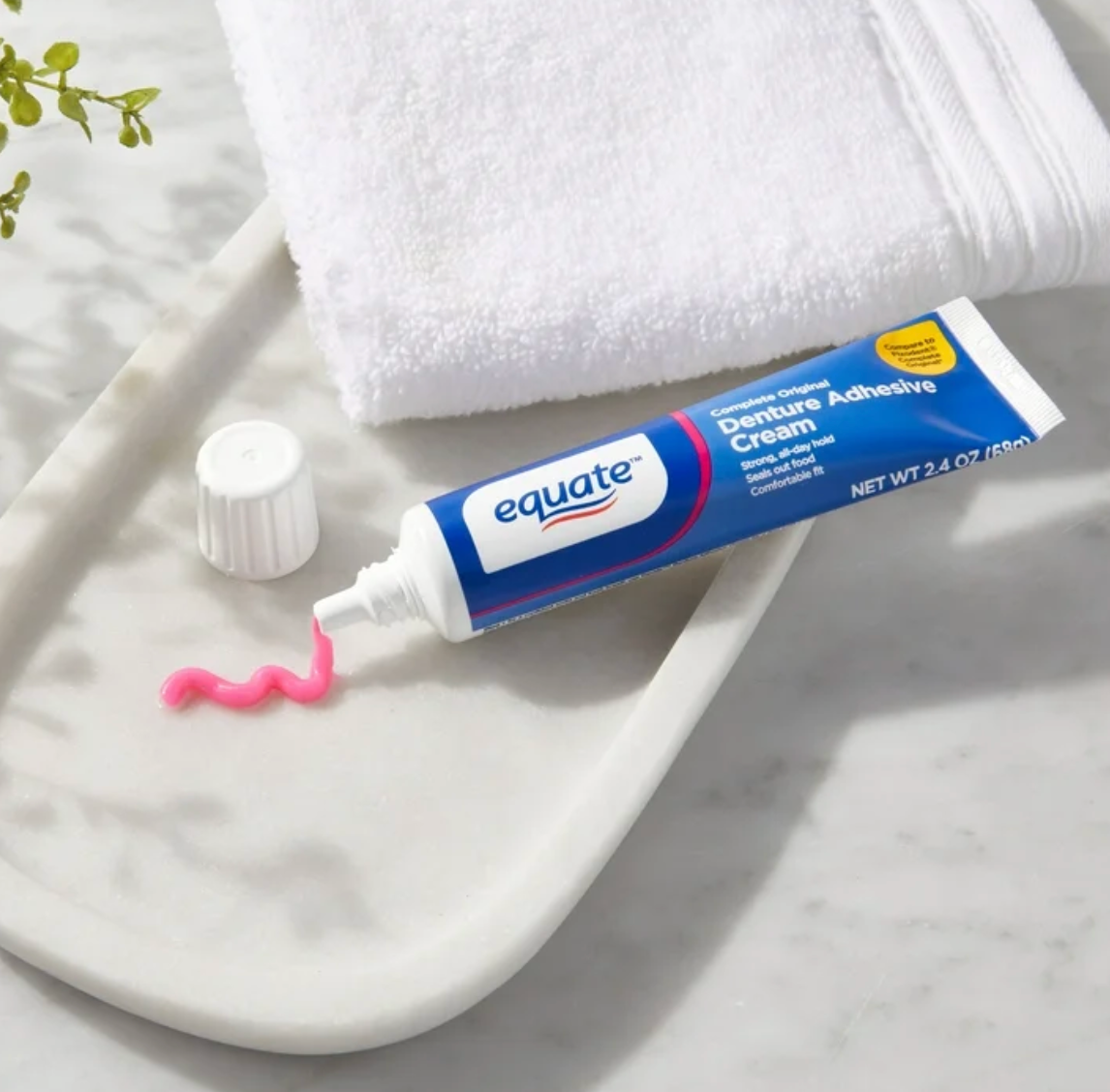 Equate Complete Original Denture Adhesive Cream, 2.4 oz