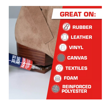 Loctite Shoe Glue, Pack of 1, Clear 0.6 fl oz Tube