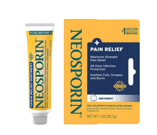 Neosporin + Pain Relief Dual Action Topical Antibiotic Ointment, 1 oz