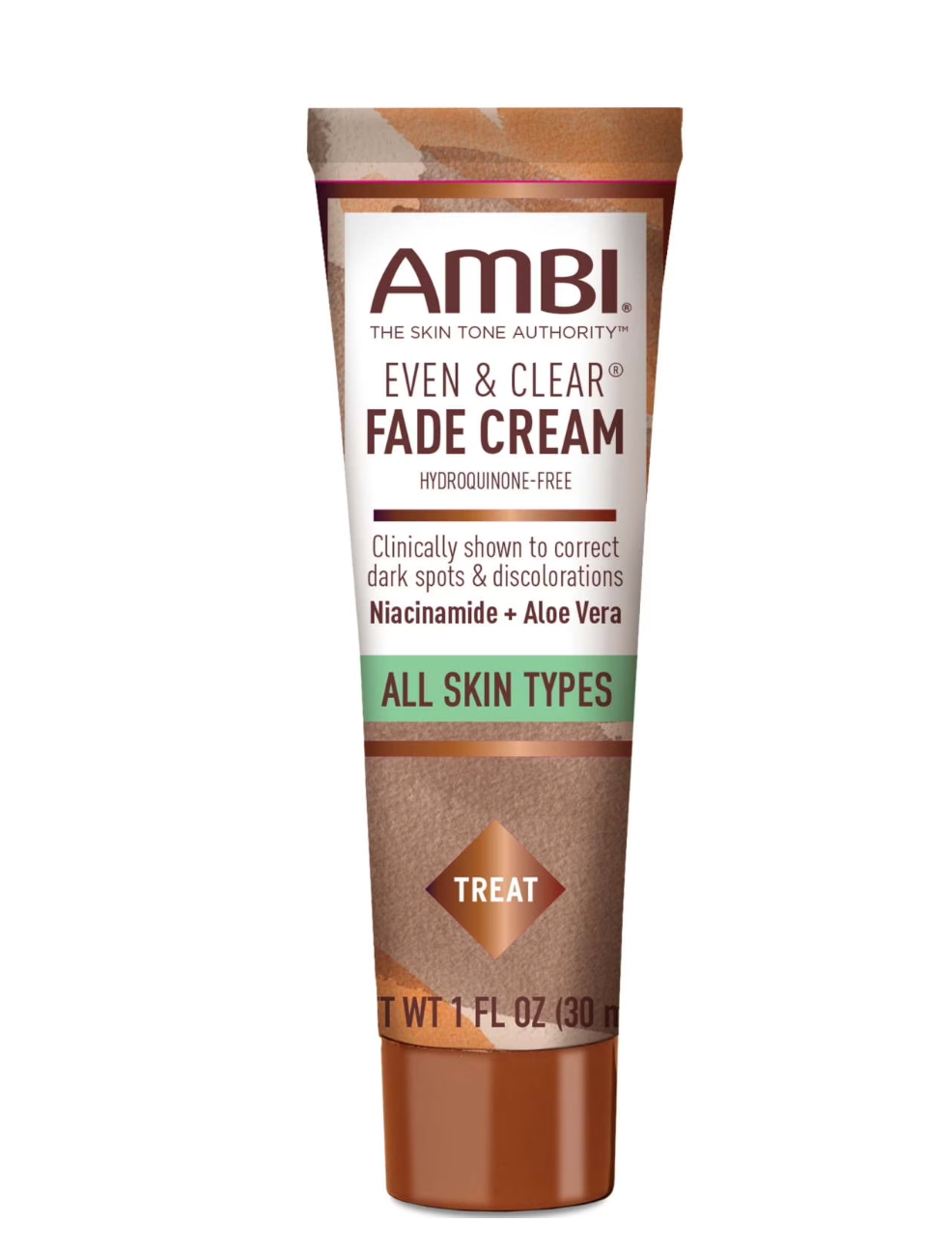 AMBI Even & Clear Facial Fade Cream, Hydroquinone Free, 1 oz