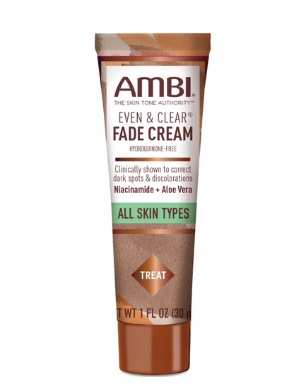 AMBI Even & Clear Facial Fade Cream, Hydroquinone Free, 1 oz