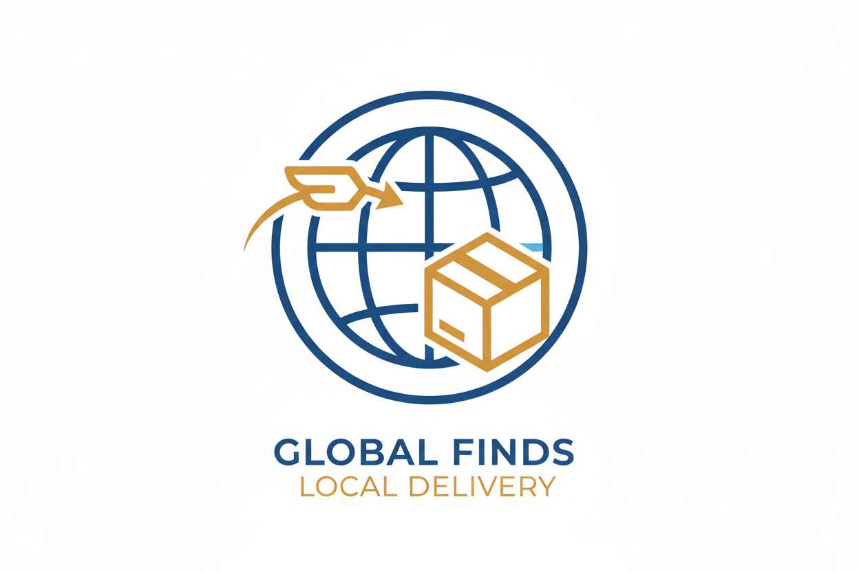 Global Finds, Local Delivery icon